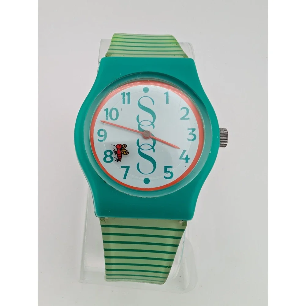 Vtg 1997 Avon Skin-So-Soft Bug Guard Watch 34mm Case- New Battery